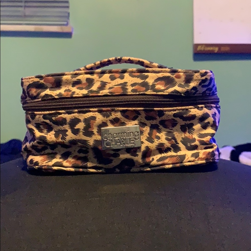 Cheetah print travel bag